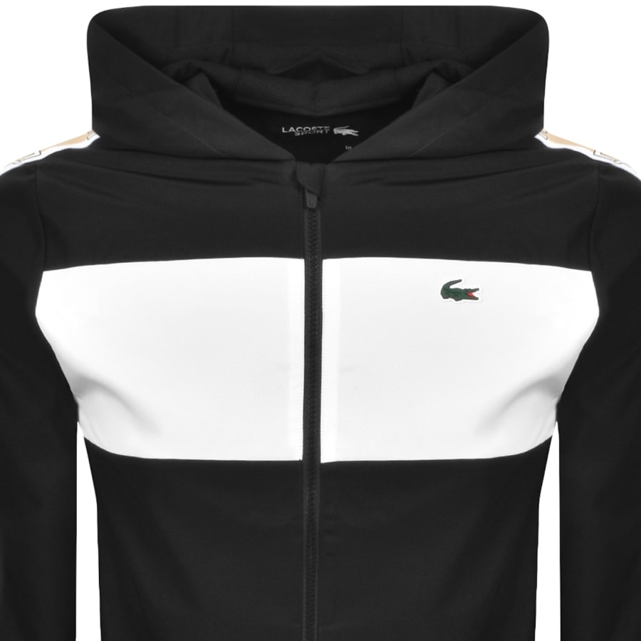 商品画像：Lacoste Colour Block Sport Jacket Black | Mainline Menswear 1